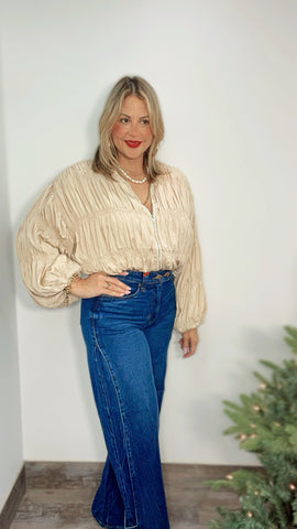 Jeans Wide-Leg Tapered