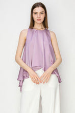 Salome Satin Lavender Blouse