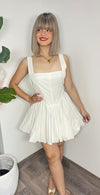 White Chic Balloon Dress