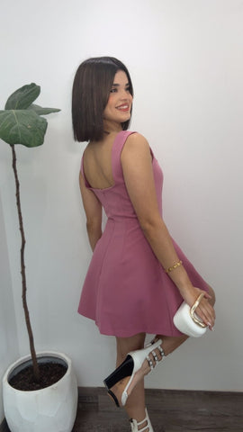 Rosalie Flare Mini Dress