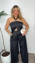 Polka Dot Satin Jumpsuit