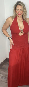 Ruby Halter Maxi Dress