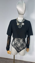 Layering Lacey Black Bodysuit