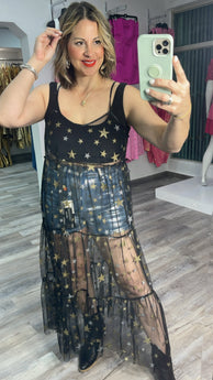 Mesh Star Dress