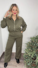 Olive Glam Jacket & Jogger Set