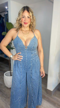 Ámbar Denim Jumpsuit