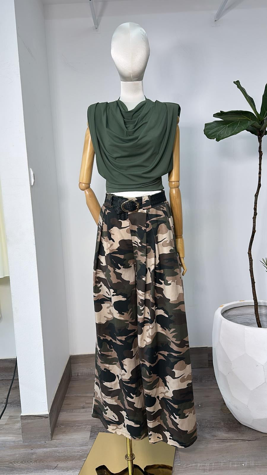 Hunter Green Italy Top