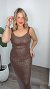 Spark Chocolate Golden Hour Maxi Dress