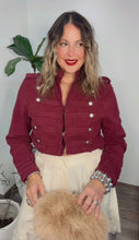 Burgundy Napoleón Jacket