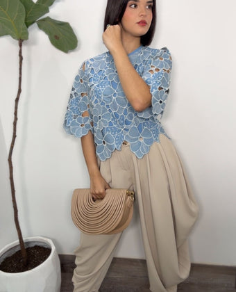 Almond Ruched Pants
