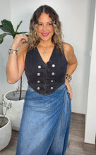 Denim Wash Vest Napoleón