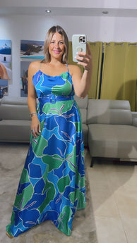 Leaves Maxi Dress