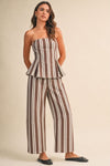 Brown Ivory  Line Set