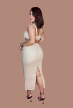 Isabela Sequin Rose Gold Dress