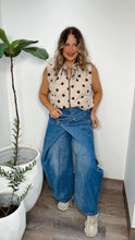 Denim Skant Wide Leg Jean