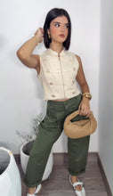 Olive Barrel Pants Italy