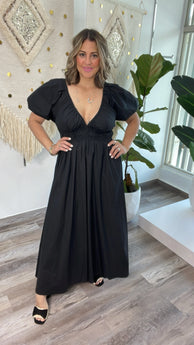 Marilyn Black Maxi Dress