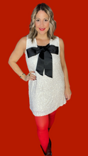 Sparkling Sequin Bow Dress