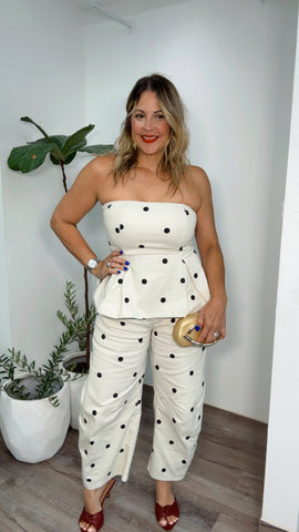 Ivory Dot Statement Set