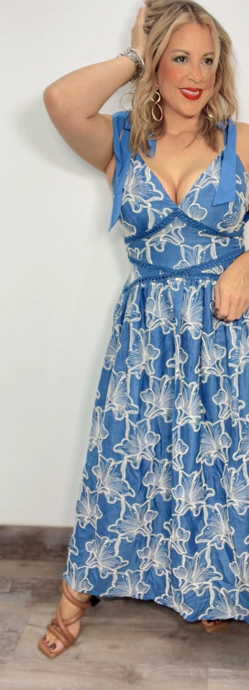 Autumn Grace Denim Dress