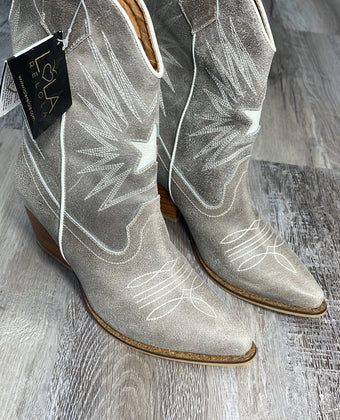 Estelar Taupe Cowgirl Boots