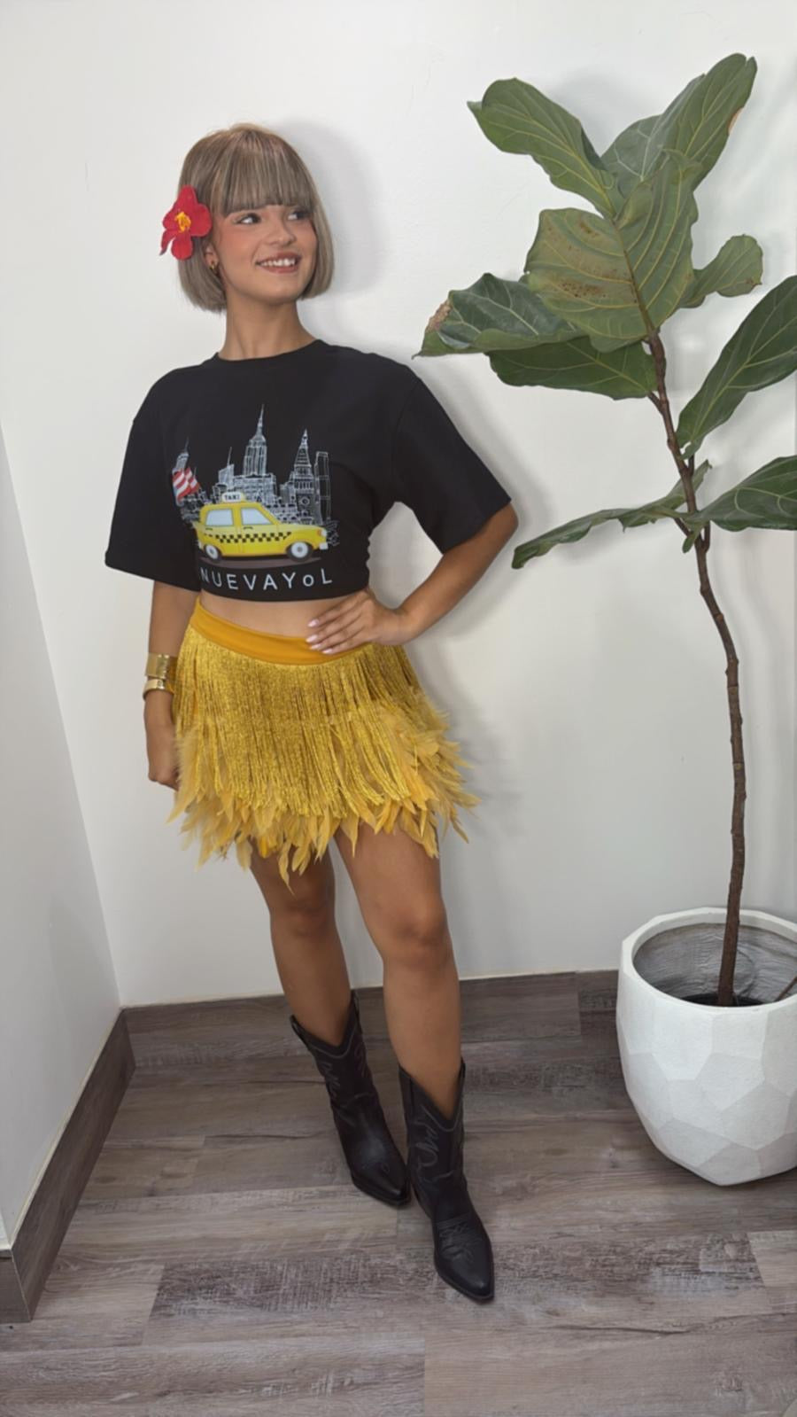 Nueva Yol Black Over Size Shirt