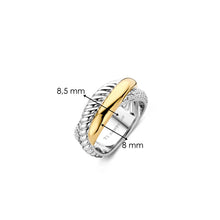 Ti Sento Ring  Twist Gold & Silver