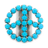 Peace or Bust Ring in
Antique Silver
Turquoise