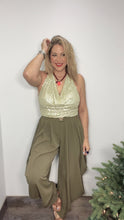 Olive Ruched Pants