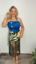 Tropical Fringe Mini Skirt