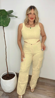Butter Glitter Crop Top