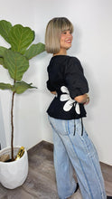 Black Flower Top
