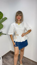 White Almond Flower Top