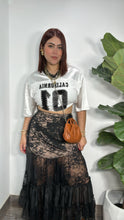 Black & White Lace Jersey