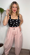 Polka Dot Crop Top