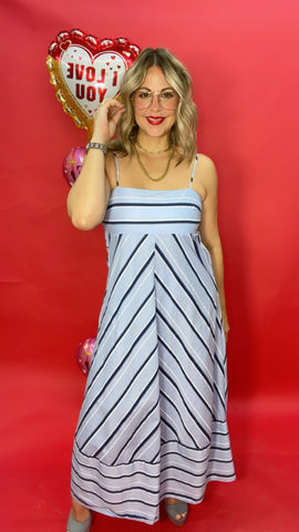 Blue Breeze Maxi Dress