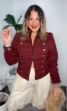 Burgundy Napoleón Jacket