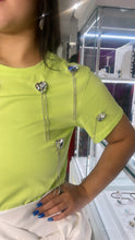 Lime T-shirt with Hearts