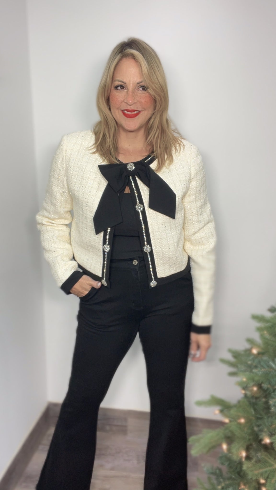 Chanel Jacket Bow Chic