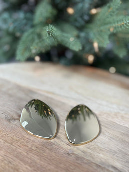 Golden Asymmetric Earring