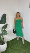 Straples Kelly Green Over Top Midi Dress