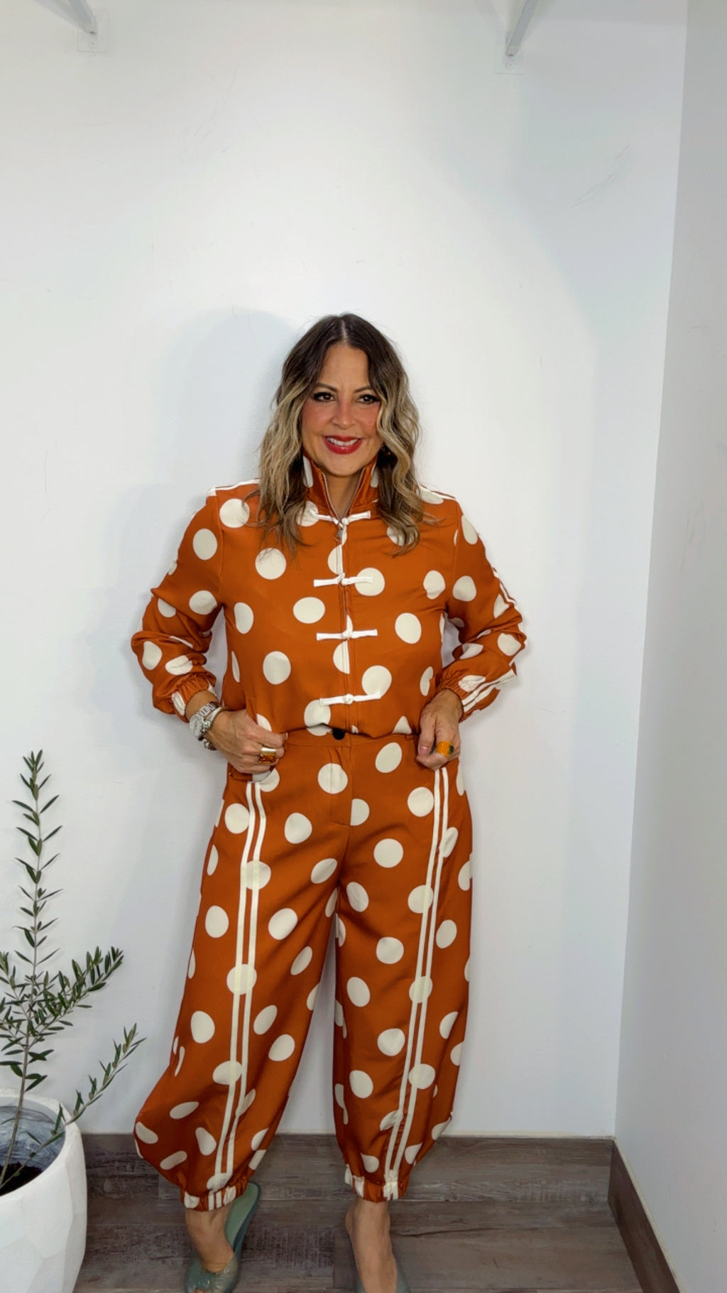 Polka Dot Sienna Set