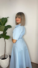 Pastel Blue Midi Dress