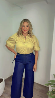 Deep Navy Blue Pants