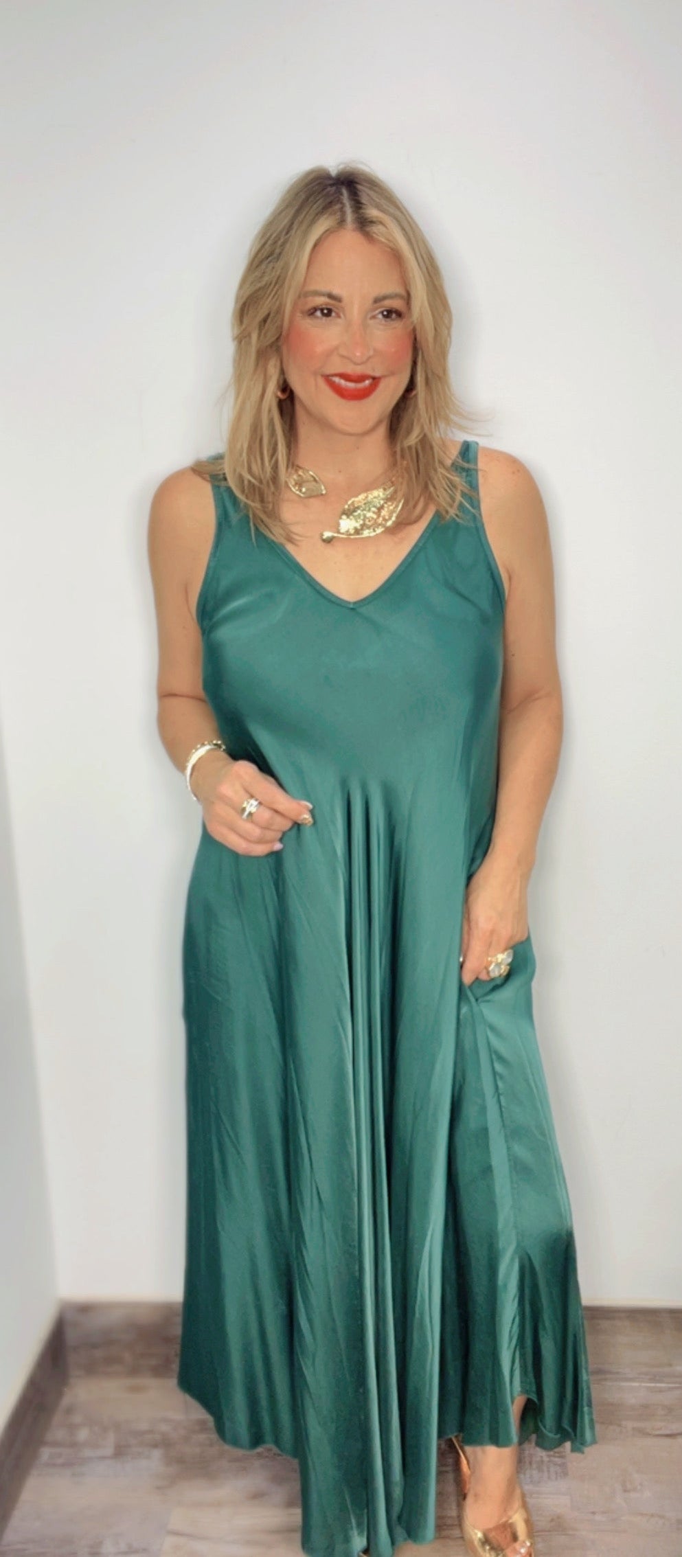 Italy Silk Dress