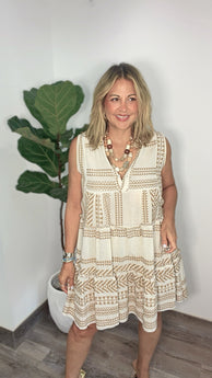 Ravello Natural Dress