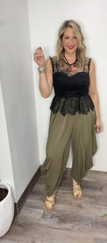 Deep Lace Top