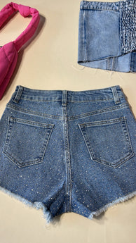 Pewter Blings Denim Short