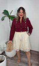 Burgundy Napoleón Jacket