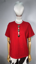 Red Gold Button Shirt